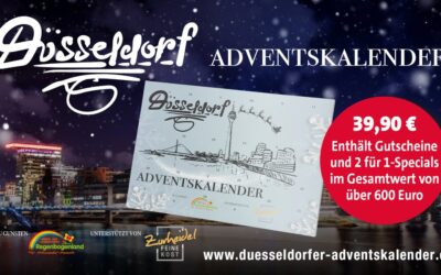 „Jetzt Glücksmomente verschenken“: Adventskalender für den guten Zweck ab sofort bei Zurheide Feine Kost in Düsseldorf erhältlich