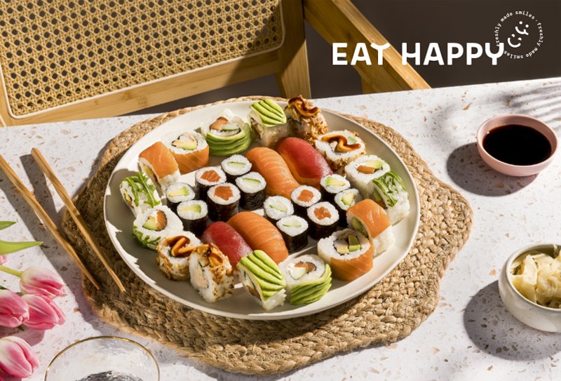 Neu bei »Eat Happy«: Sushi, das nach Frühling schmeckt!