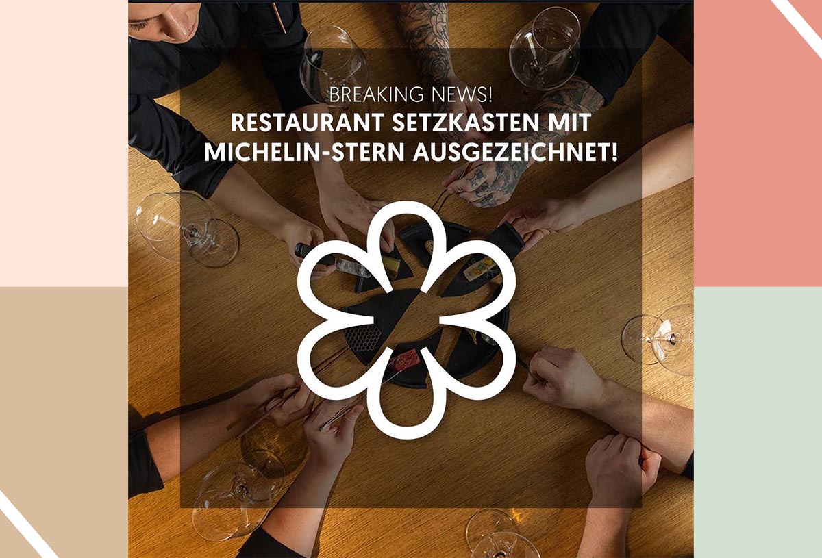 Setzkasten Michelin Stern