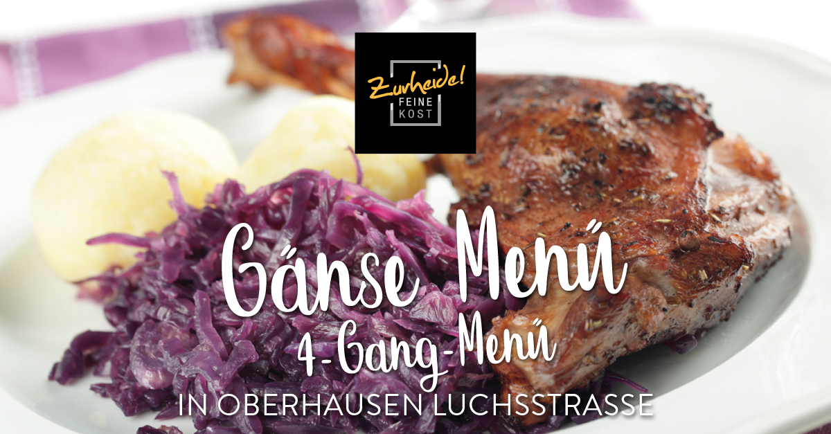 Gänsemenü im Gourmet Bistro