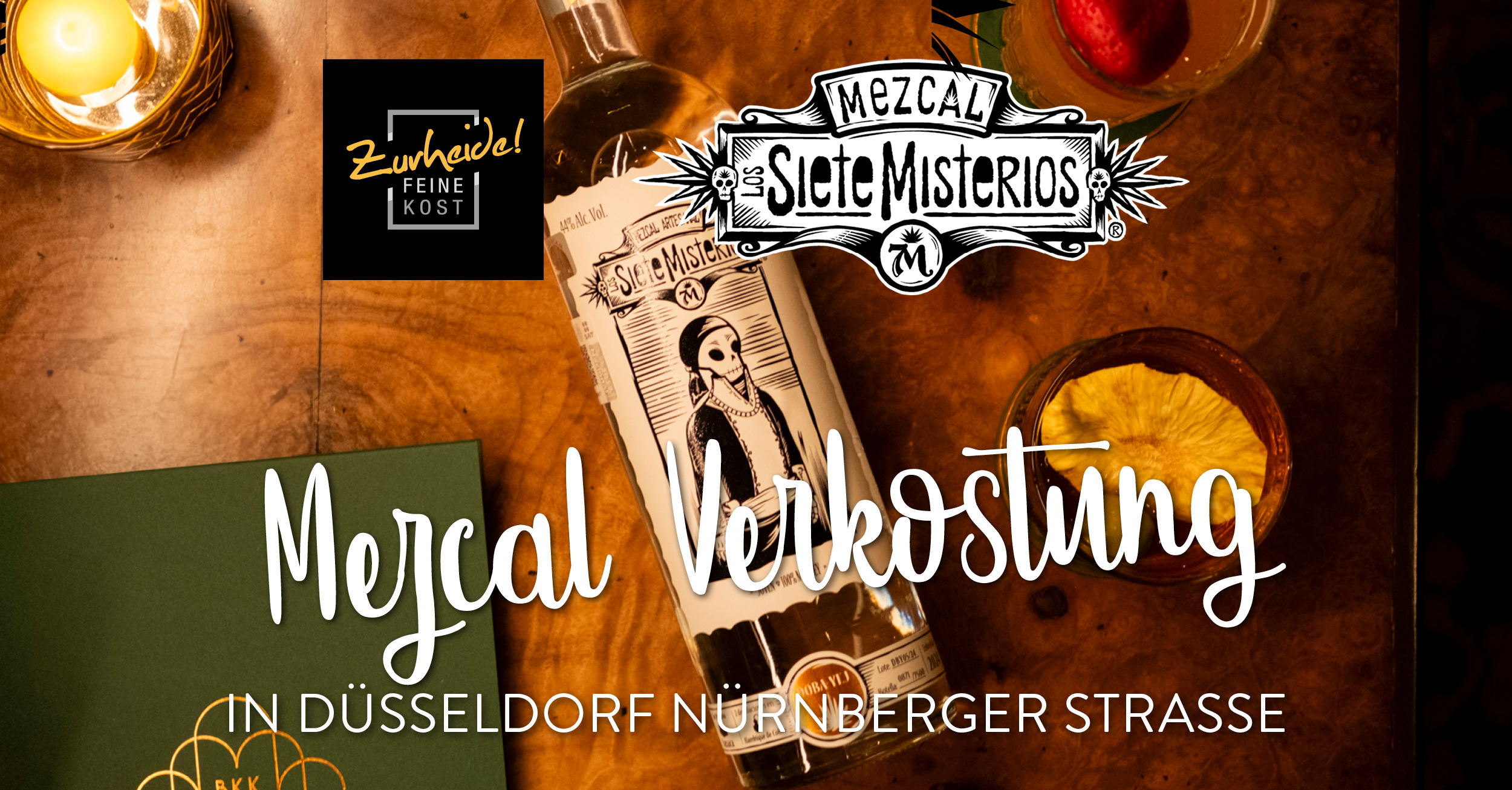 Am 21. November 2025 um 18 Uhr findet im Zurheide Feine Kost Nürnberger Straße in Düsseldorf zum ersten Mal eine Mezcal Verkostung statt.
