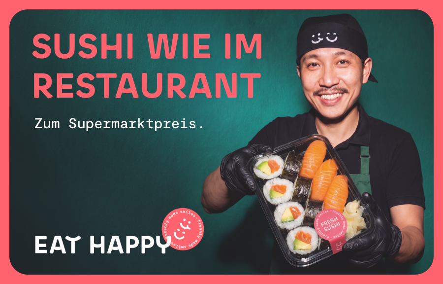 Sushi in Restaurantqualität